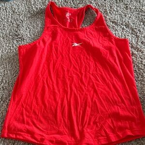 Reebok Red Racerback Athletic Tank Top